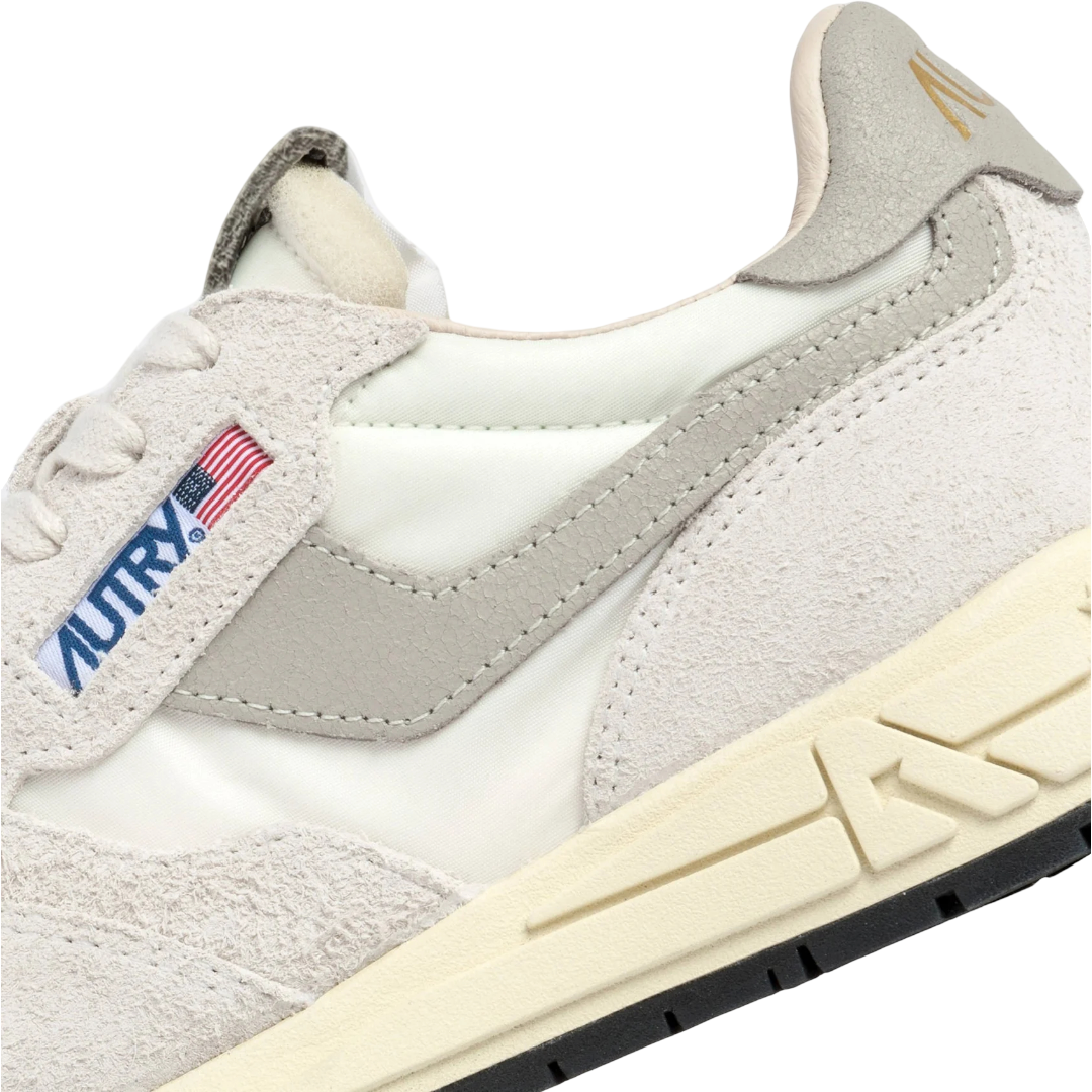 SNEAKERS REELWIND LOW IN NYLON E SUEDE BIANCO MAN