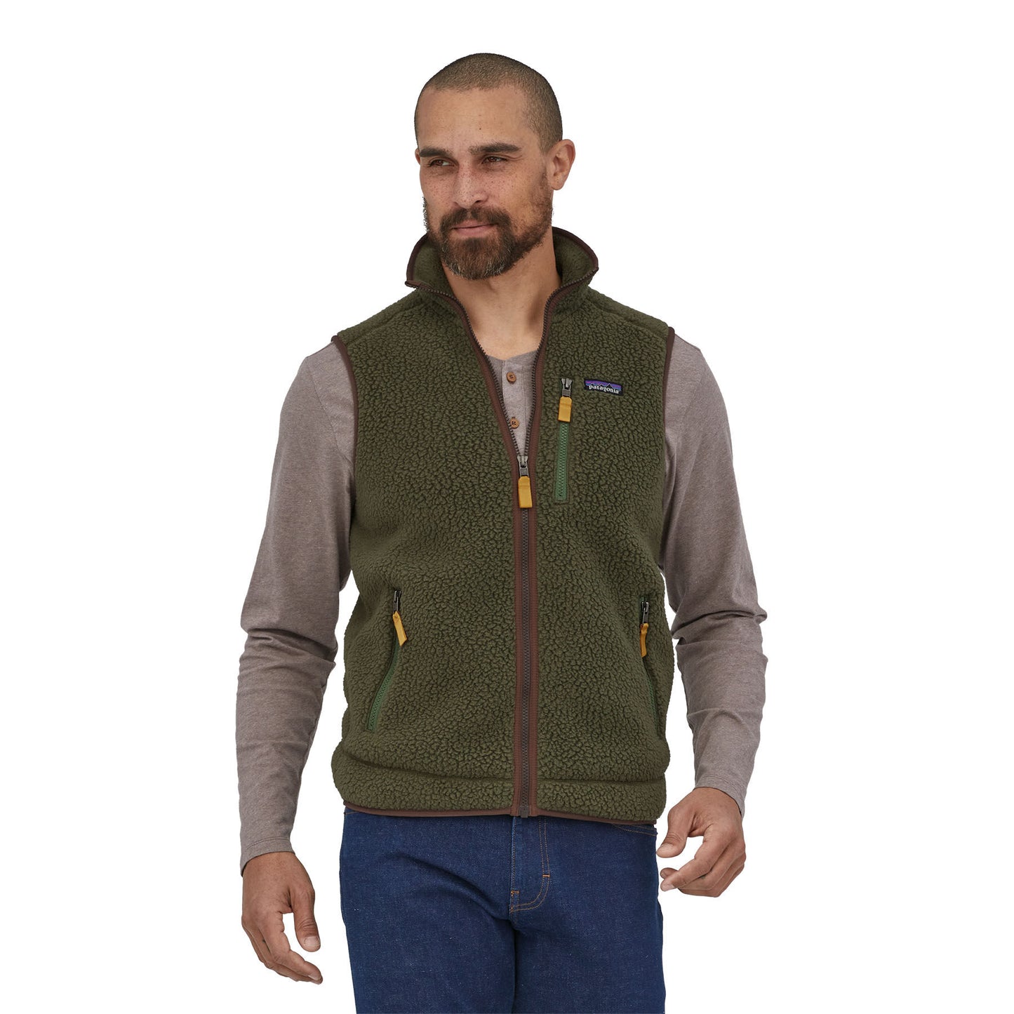 Men's Retro Pile Fleece Vest