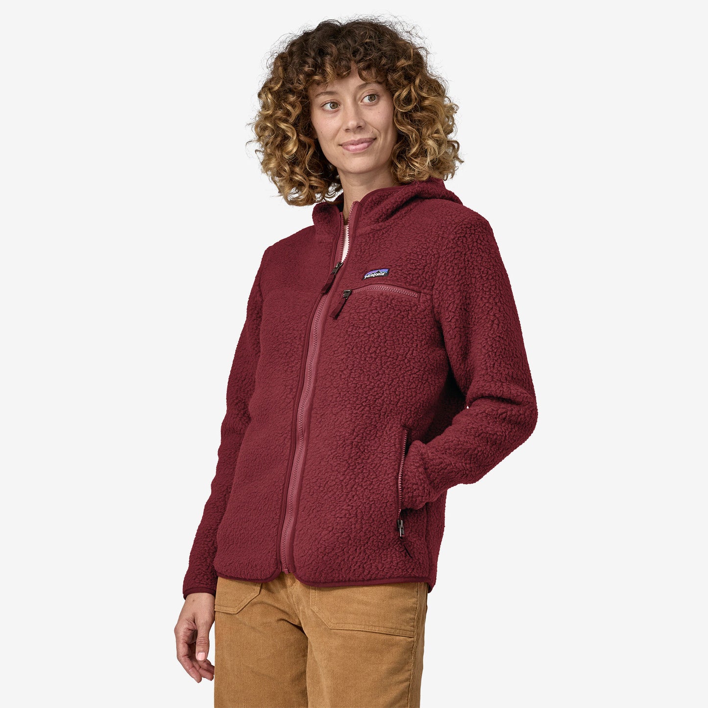 Women's Retro Pile Fleece Hoody