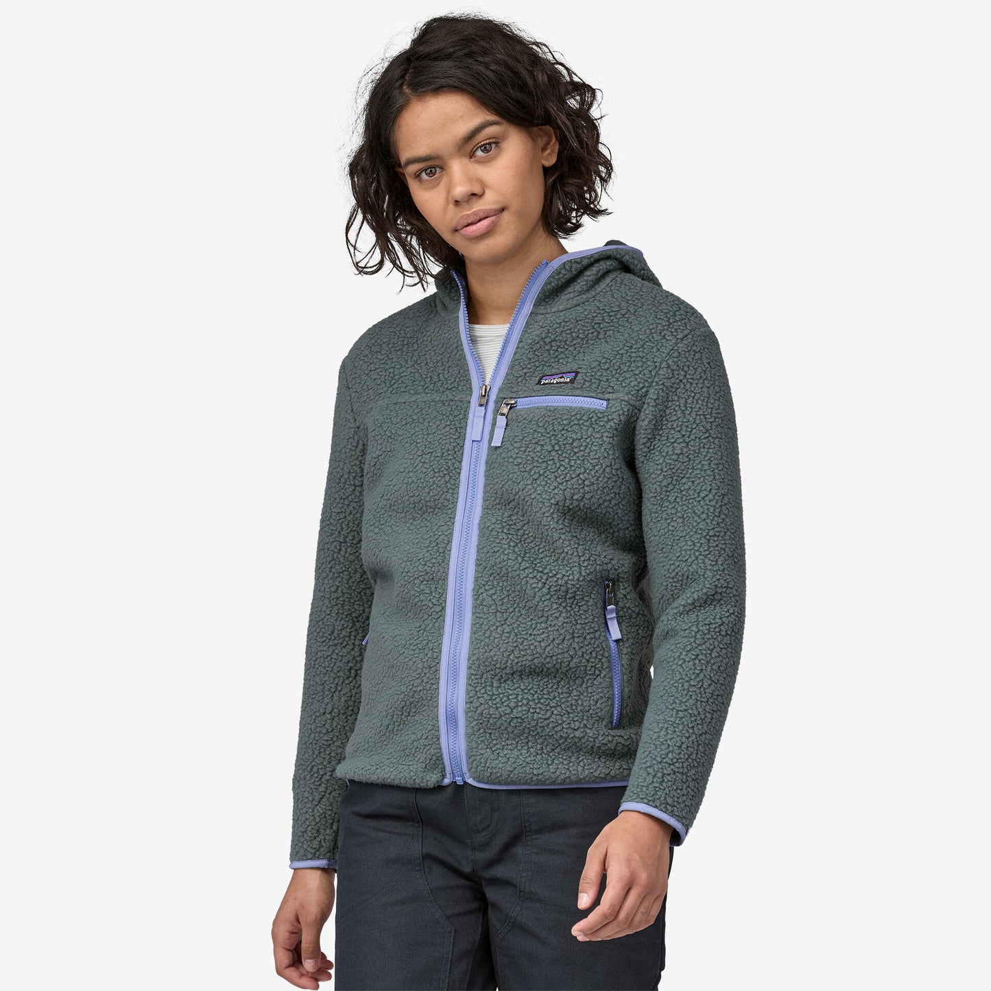 Women's Retro Pile Fleece Hoody