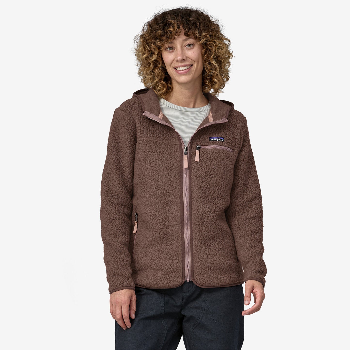 Women's Retro Pile Fleece Hoody