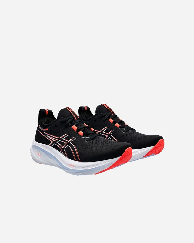 SCARPE ASICS GEL-NIMBUS 26 BLACK/TRUE RED