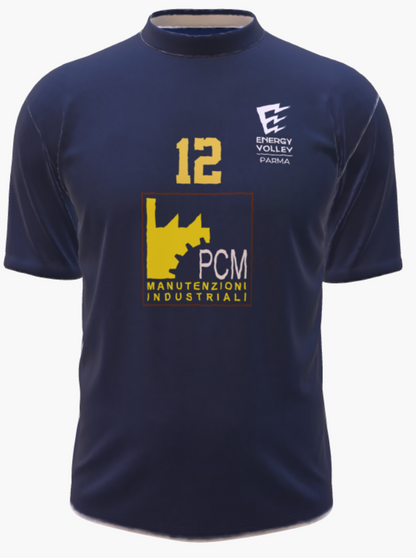 T-SHIRT TRAINING SPRINT BLUE ENERGY VOLLEY MAN /WMN