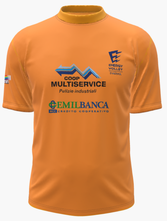 T-SHIRT TRAINING SPRINT ORANGE ENERGY VOLLEY