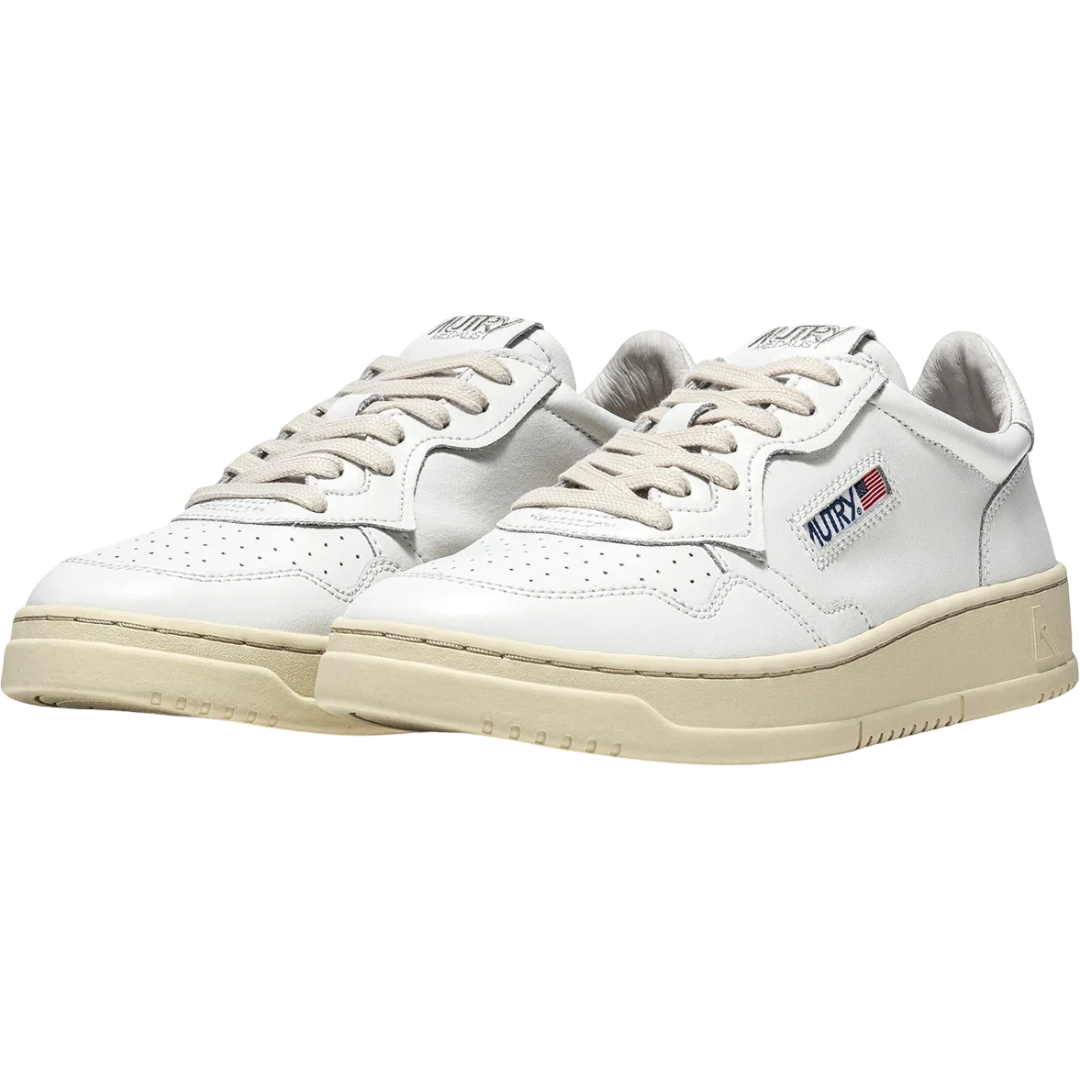 SNEAKERS MEDALIST LOW IN NAPPA BIANCA SUPER SOFT WMN