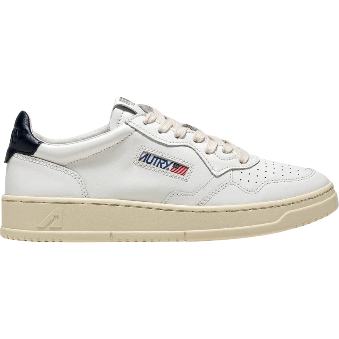 SNEAKERS MEDALIST LOW IN PELLE BIANCA E SPACE MAN