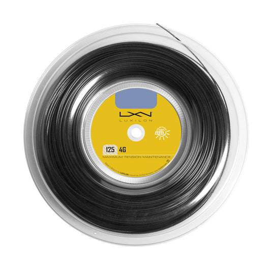 4G Black 125 Tennis String - Reel