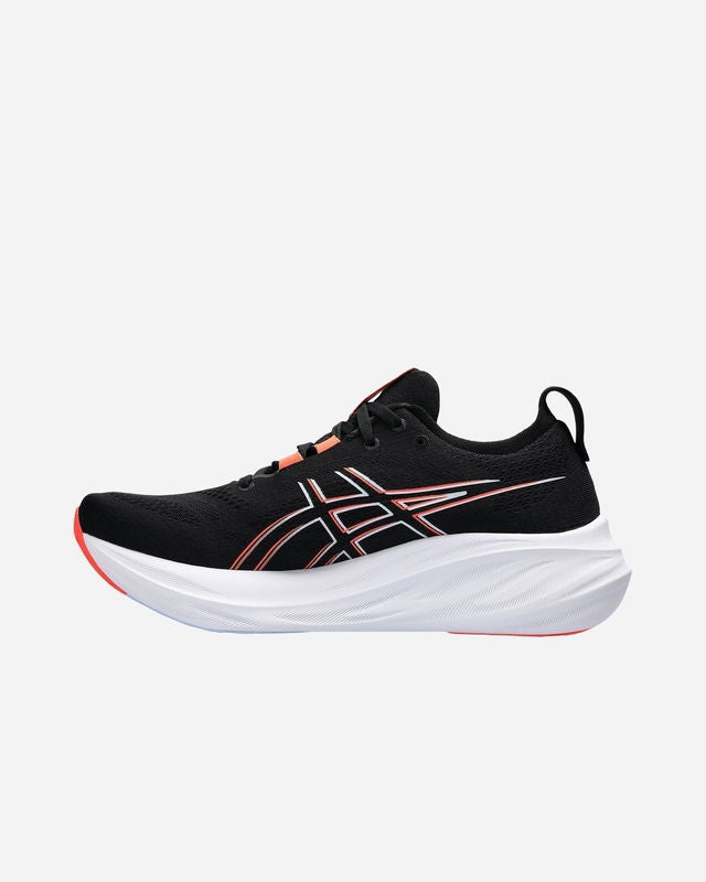 SCARPE ASICS GEL-NIMBUS 26 BLACK/TRUE RED