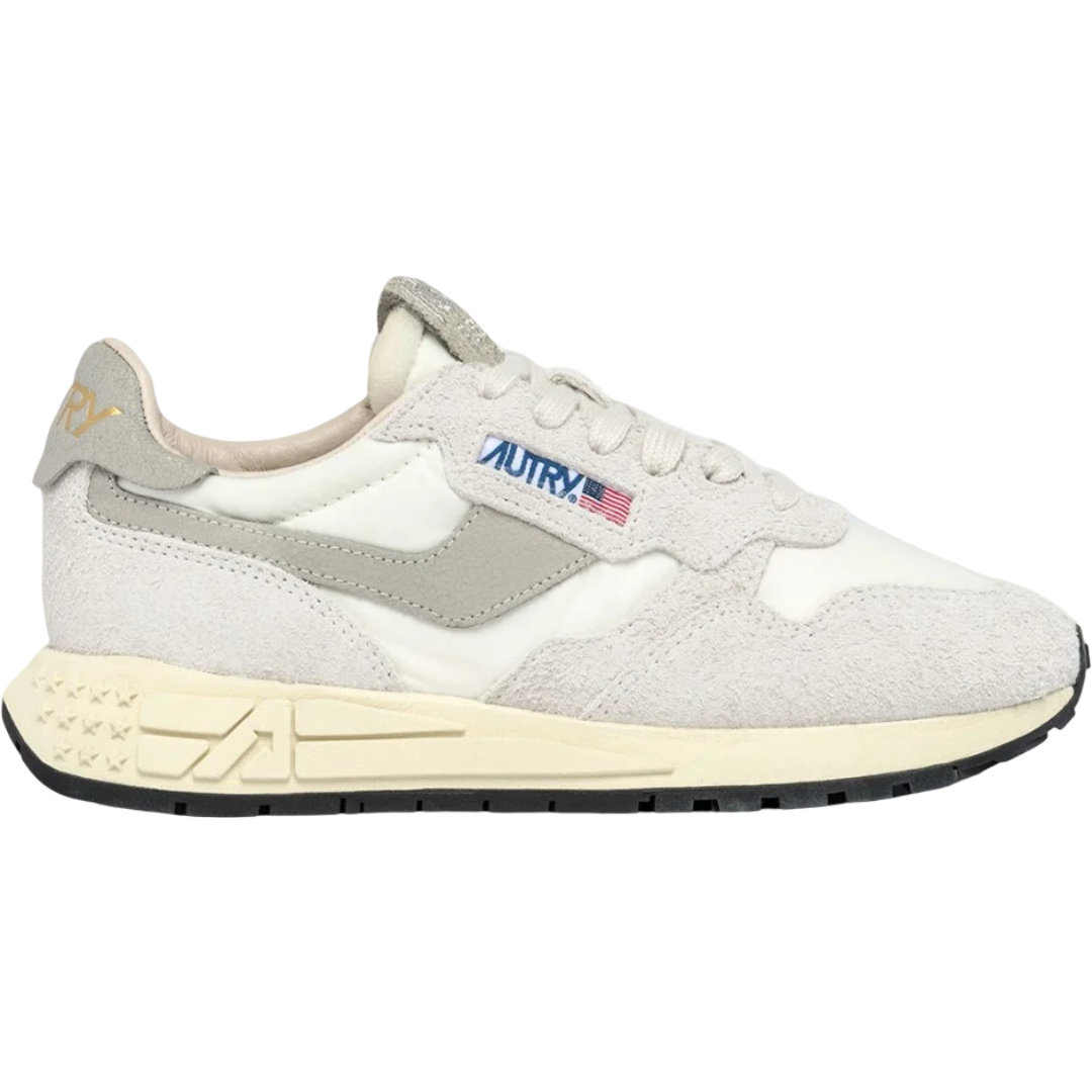 SNEAKERS REELWIND LOW IN NYLON E SUEDE BIANCO MAN