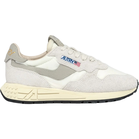 SNEAKERS REELWIND LOW IN NYLON E SUEDE BIANCO MAN