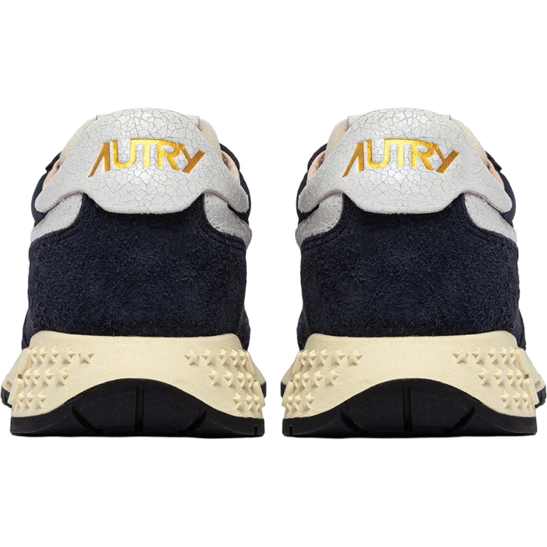 SNEAKERS REELWIND LOW IN NYLON E SUEDE BLUE SPACE E BIANCO MAN
